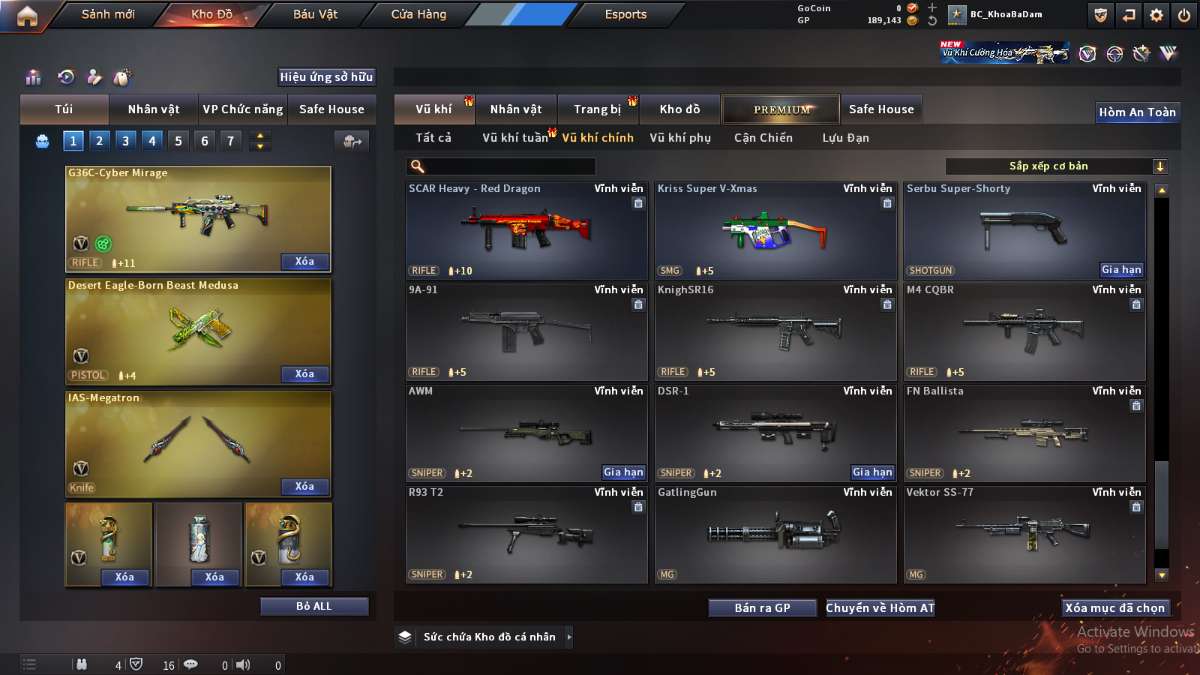 shop acc cf uy tin gia re